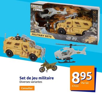 Action Set de jeu militaire offre