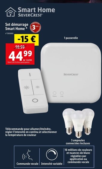 Lidl Set démarrage Smart Home * offre