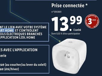 Lidl Prise connectée offre