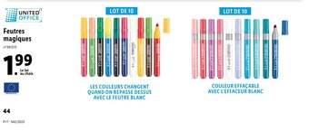 Lidl Feutres magiques offre