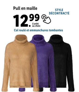 Lidl Pull en maille offre