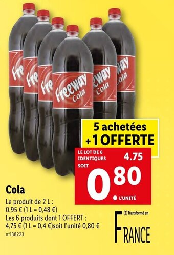Lidl Cola offre