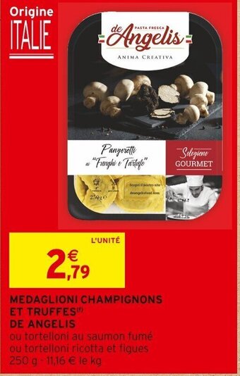 MEDAGLIONI CHAMPIGNONS ET TRUFFES DE ANGELIS