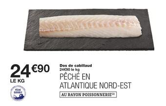 Monoprix Dos de cabillaud offre