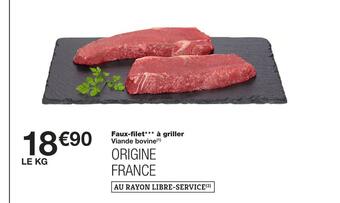 Monoprix Faux-filet à griller offre