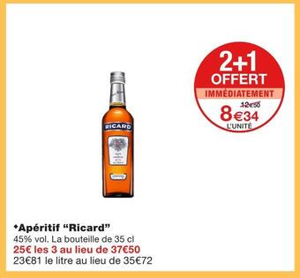 Monoprix Ricard apéritif offre