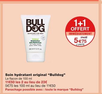 Monoprix Bulldog soin hydratant original offre