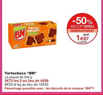 Monoprix Bn tartochoco offre