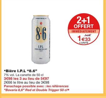 Monoprix 8.6 bière i.p.l offre