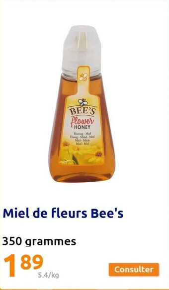 Action Miel de fleurs Bee's offre