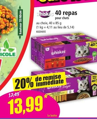 Norma 40 repas offre