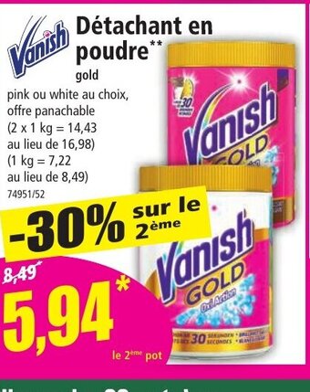 Norma Détachant en poudre** offre