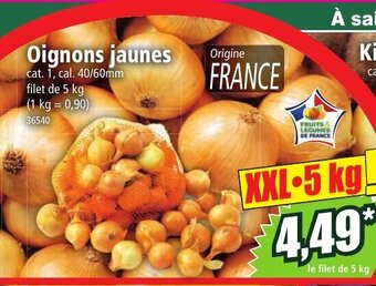 Norma Oignons jaunes offre