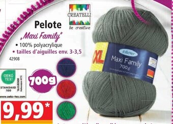 Norma Pelote Maxi Family offre