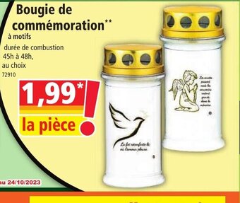 Norma Bougie de commémoration** offre