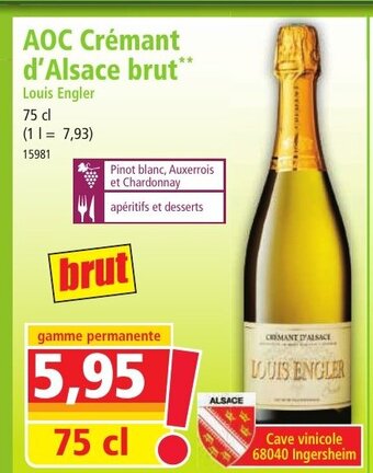 Norma AOC Crémant d'Alsace brut** offre