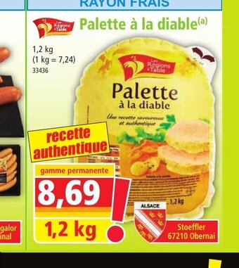 Norma Palette à la diable(a) offre
