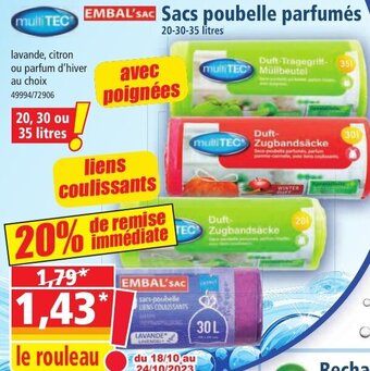 Norma Sacs poubelle parfumés offre