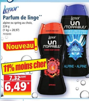 Norma Parfum de linge** offre