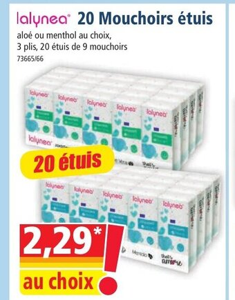 Norma lalynea 20 Mouchoirs étuis offre