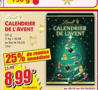 Norma CALENDRIER DE L'AVENT offre