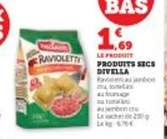 Hyper U Produits secs divella offre
