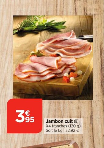 Maximarché Jambon cuit offre