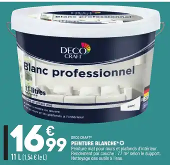 ALDI Peinture Blanche offre