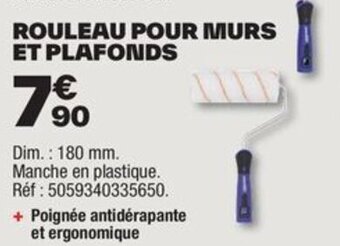 Brico Dépôt ROULEAU POUR MURS ET PLAFONDS offre