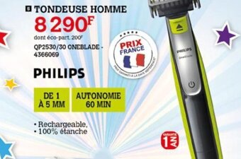 Darty TONDEUSE HOMME offre
