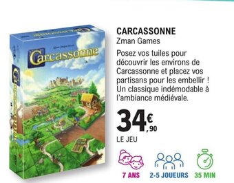 CARCASSONNE Zman Games