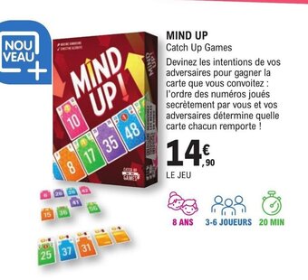 E.Leclerc Espace Culturel MIND UP Catch Up Games offre