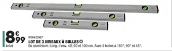 ALDI Lot de 3 Niveaux à Bulles offre