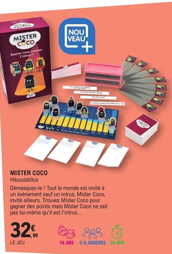 E.Leclerc Espace Culturel MISTER COCO Hiboutatillus offre