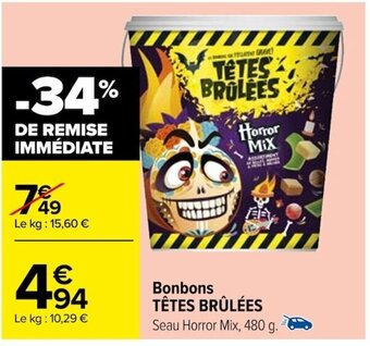 Bonbons TÊTES BRÛLÉES