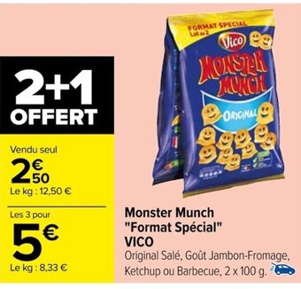 Carrefour Monster Munch "Format Spécial" VICO offre
