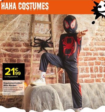 Carrefour Deguisement enfant Miles Morales offre