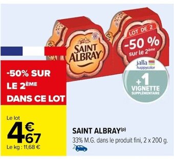 Carrefour SAINT ALBRAY offre