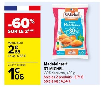 Carrefour Madeleines (9) ST MICHEL offre