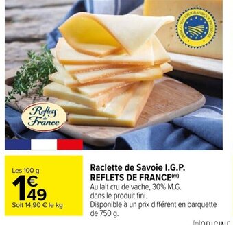 Raclette de Savoie I.G.P. REFLETS DE FRANCE(m)