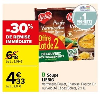 Carrefour i Soupe LIEBIG offre