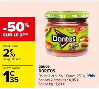 Carrefour Sauce DORITOS offre