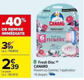 Carrefour i Fresh Disc (d) CANARD offre