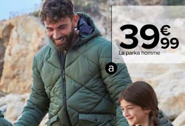 Parka best sale homme carrefour