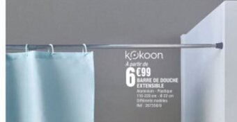 La Foir'Fouille BARRE DE DOUCHE EXTENSIBLE offre