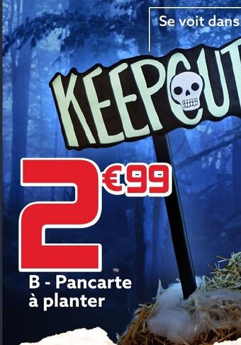 Gifi Pancarte à planter offre