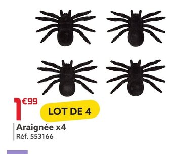 Gifi Araignée x4 offre