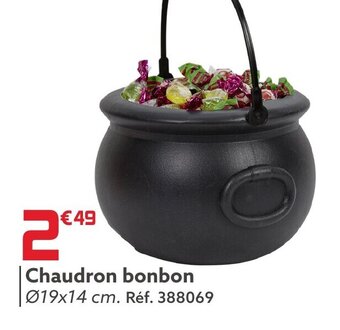 Chaudron bonbon Ø19x14 cm. Réf. 388069