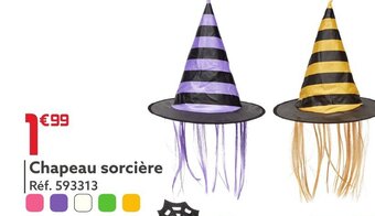 Gifi Chapeau sorcière offre