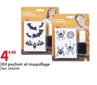 Gifi Kit pochoir et maquillage offre